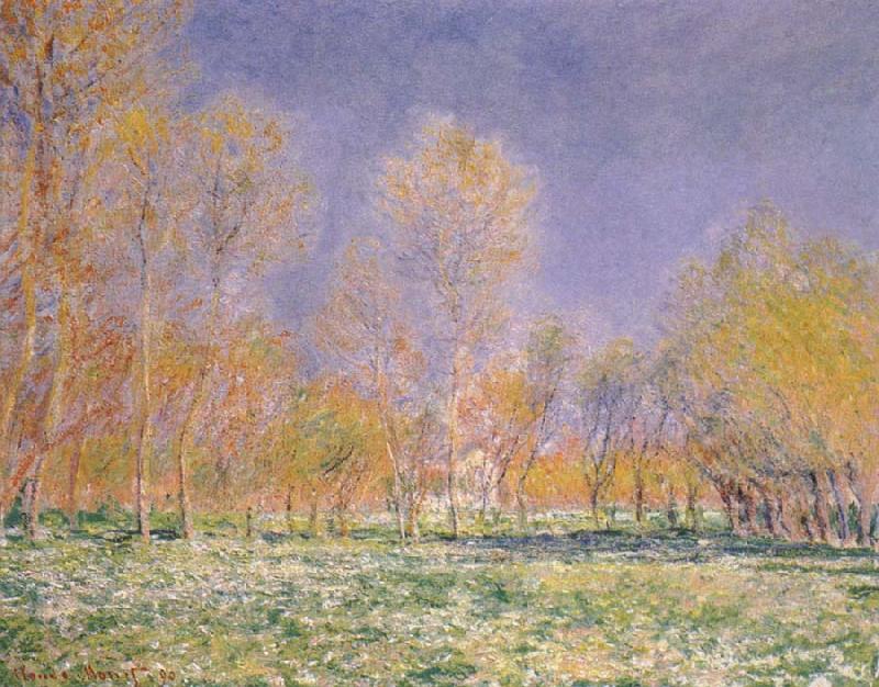 Claude Monet Springtime at Giverny oil painting picture